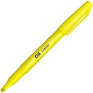 CANETA MARCA TEXTO CIS CORES