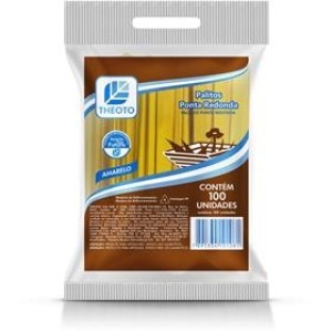 PALITO PONTA REDONDA COM 100 THEOTO