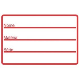 ETIQUETA ESCOLAR C-40 UNIDADES