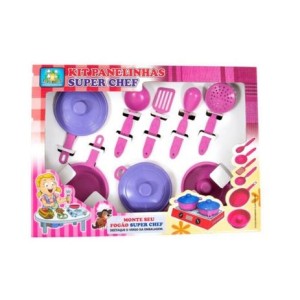 KIT PANELINHAS SUPER CHEF 8 PEÇAS