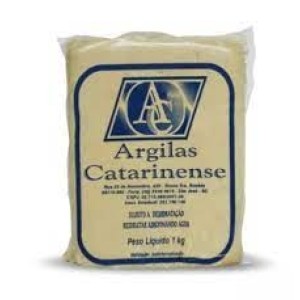ARGILA ESCOLAR  CATARINENSE - PACOTE COM 1KG