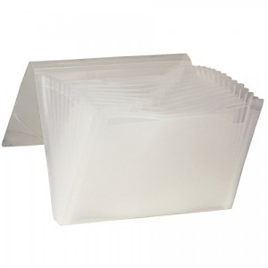 PASTA SANFONADA A4 12 DIVISÓRIAS CORES SORTIDAS POLIBRAS