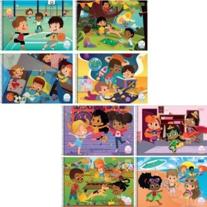 CADERNO DE DESENHO/CARTOGRAFIA 96 FOLHAS CAPA DURA SAPECA