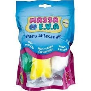 MASSA DE E.V.A 10 CORES 50G