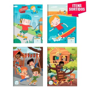 CADERNO QUADRICULADO BROCHURA  40FOLHAS  CD SAPECA TILIBRA