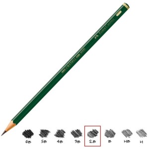 LÁPIS DESENHO 2B FABER CASTELL